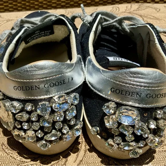 SOLD ON MERC! $379…Golden Goose $1900 Private EDT ‘Rhinestone” Super-Star - Picture 12 of 15